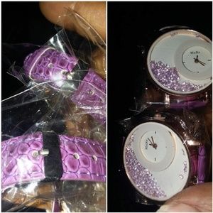 Quartz amythesis sandstone watch